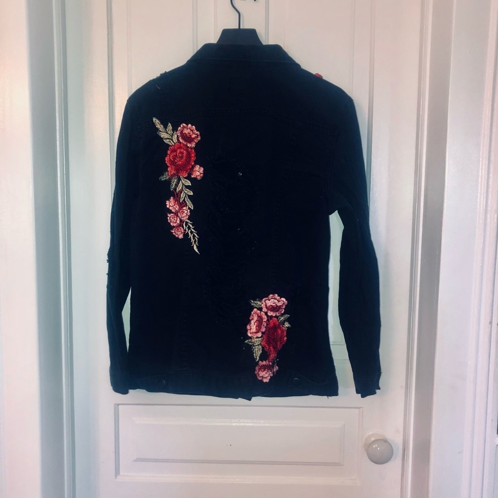 Women’s distressed Jean jacket from Nordstrom’s